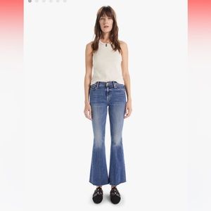 Worn twice. EUC. MOTHER The Weekender Fray Walking on Coals Size 26.